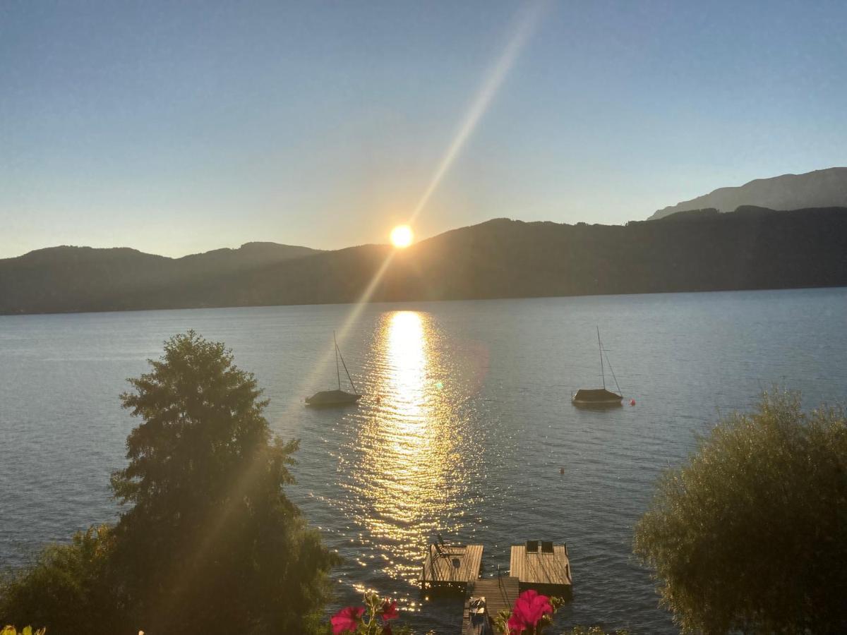 Seepension Neubacher KG Nussdorf am Attersee Exterior foto